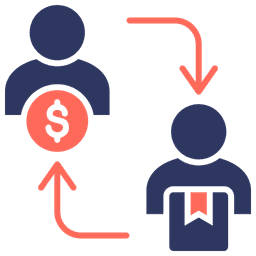 Business-to-Business-to-Consumer (B2B2C) Icon