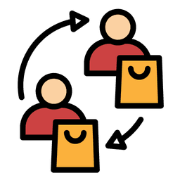 Consumer-to-Consumer (C2C) Icon