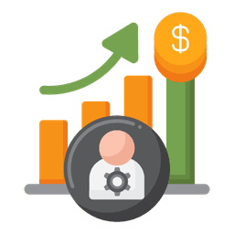 Upsurge the Business and Customer's Growth Icon